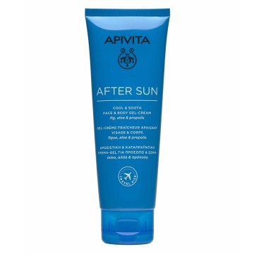 Apivita After Sun Cool & Sooth Gel-Creme für Gesicht und Körper 100 ml