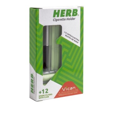 Fume-cigarette aux herbes Pipe avec 12 filtres