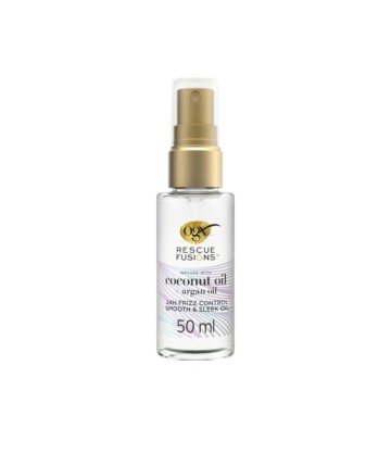 OGX Rescue Fusions 24h Frizz Control Smooth & Sleek Oil infused 50ml OGX Rescue Fusions 24h Frizz Control Smooth & Sleek Oil infused 50ml