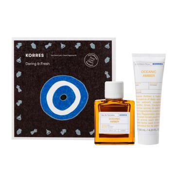 Korres Promo Oceanic Amber Eau De Toilette 50ml & Oceanic Amber After Shave 125ml & Δώρο το Βραχιόλι Καλής Τύχης