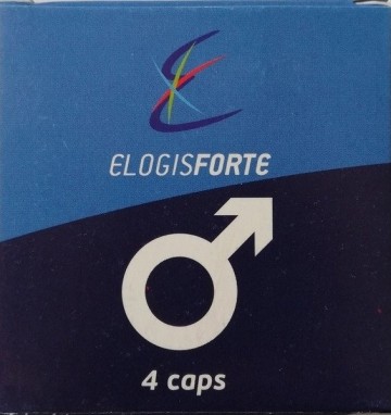 Elogis Pharma Forte Blue Complément Alimentaire Santé Sexuelle Masculine 4 gélules