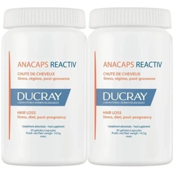 Ducray Promo Anacaps Reactiv تساقط الشعر 2 × 30 كبسولة