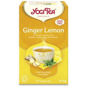 Yogi Tea Bio Ginger-Lemon 30,6 gr, 17 Φακελάκια