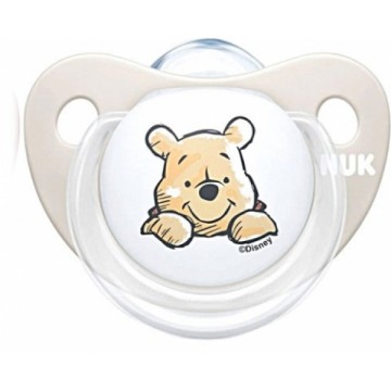 Nuk Trendline Disney Winnie the Pooh Silicone Pacifier Gray for 0-6 months with Case 1pc