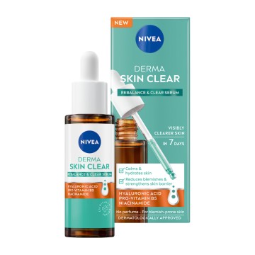 Nivea Derma Skin Clear Rebalance & Clear Serum 30ml