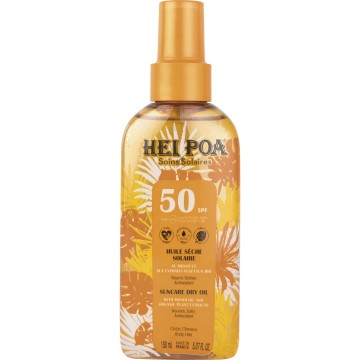 Hei Poa Suncare Dry Oil SPF50 Body & Hair , 150ml Hei Poa Suncare Dry Oil SPF50 Body & Hair , 150ml