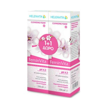 Helenvita FeminVita PH4.2 Cleansing Foam 2x150ml Helenvita FeminVita PH4.2 Cleansing Foam 2x150ml