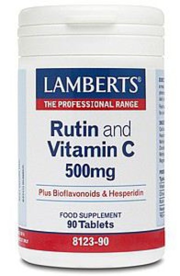 Lamberts Rutin & Vitamin C & Bioflavonoids 500mg, 90 Tabs Lamberts Rutin & Vitamin C & Bioflavonoids 500mg, 90 Tabs
