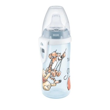 Nuk First Choice Active Cup 12m+ Sucette Disney Winnie l'ourson avec bouche en silicone 300 ml