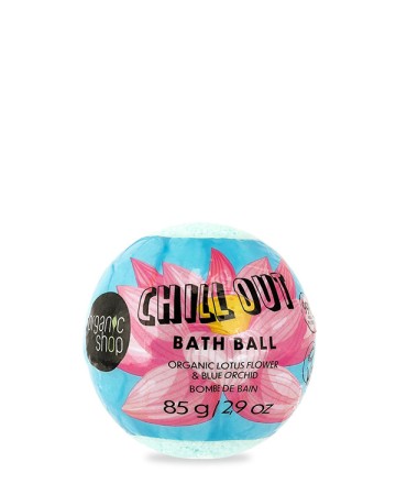 Organic Shop Bath Bomb Lotus Flower & Blue Orchid, 85g