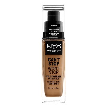 NYX Professional Makeup Cant Stop Wont Stop фон дьо тен с пълно покритие 30 мл