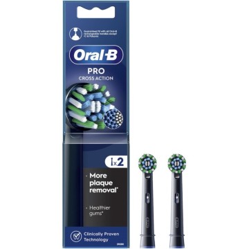 Oral-B Pro Cross Action Ανταλλακτικά Ηλεκτρικής Οδοντόβουρτσας Μαύρ... Oral-B Pro Cross Action Ανταλλακτικά Ηλεκτρικής Οδοντόβουρτσας Μαύρ...