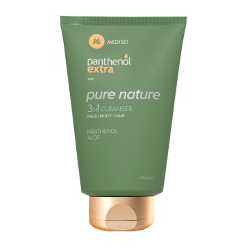 Panthenol Extra Pure Nature 3in1 Cleanser for Face, Body & Hair, 200ml