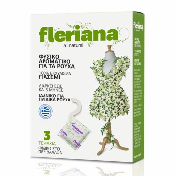 Power Health Fleriana, parfum naturel pour vêtements avec extrait de jasmin 3 pièces