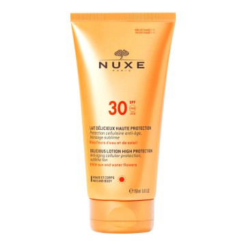 Nuxe Sun Delicious Lotion, Αντηλιακό Γαλάκτωμα Προσώπου & Σώματος SPF30 150ml