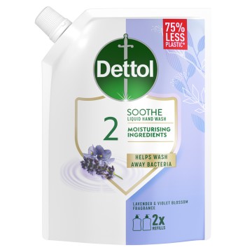 Dettol Nourish Liquid Hand Wash Refill with Lavender & Violet Bloss...