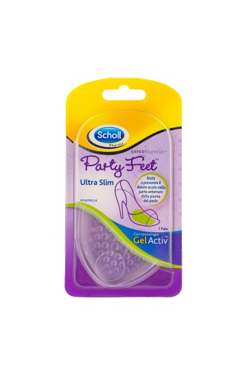Scholl Party Feet Ultra Slim Πατάκια Gel Activ για τακούνια, 1 ζευγάρι