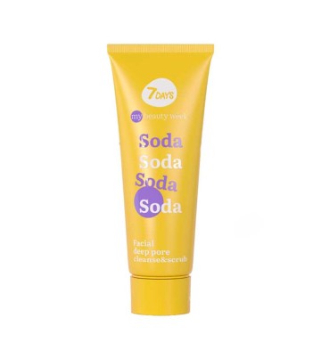 7Days Soda Facial Deep Pore Cleanse & Scrub, 80ml 7Days Soda Facial Deep Pore Cleanse & Scrub, 80ml