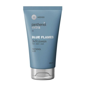 Panthenol Extra Blue Flames 3 in 1 Cleanser Face,Body & Hair 200ml Panthenol Extra Blue Flames 3 in 1 Cleanser Face,Body & Hair 200ml