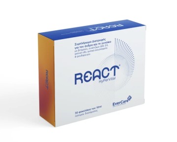Evercare React HyPerVital Women 30 σακουλάκια