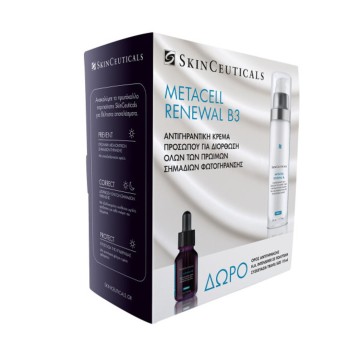 SkinCeuticals Promo Metacell Renewal B3 50 ml et sérum intensificateur HA 15 ml