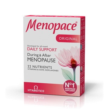 Vitabiotics Menopace Original, Συμπλήρωμα για τα Συμπτώματα της Εμμηνόπαυσης 30tabs