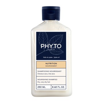 Phyto Nutrition Shampoing, Shampoing pour Cheveux Secs 250 ml