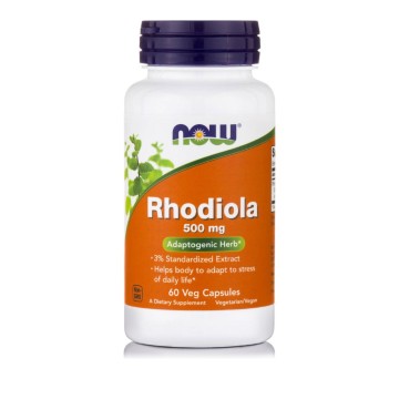 Now Foods Rhodiola 500 mg 60 вегетариански капсули