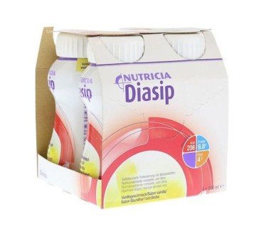 Nutricia Diasip με Γεύση Βανίλια, 4x200ml