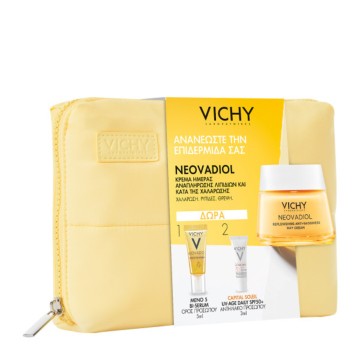 Vichy Promo Neovadiol Replenishing Anti-Sagginess Day Cream, 50ml & Meno 5 Bi-Serum, 5ml & Capital Soleil UV-Age Daily Spf50+, 3ml