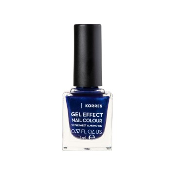 Korres Gel-Effekt-Nagelfarbe mit süßem Mandelöl 87 Infinity Blue 11ml