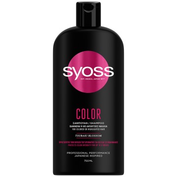Syoss Color Shampooing pour cheveux teints ou méchés 750ml