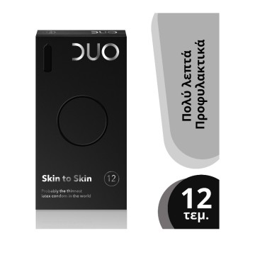 Prezervativë Duo Skin To Skin Cilësi e lartë Shumë e hollë 12 copë