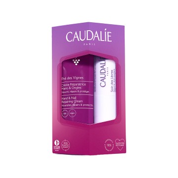 Caudalie Promo The des Vignes Hand and Nail Cream 30ml & Lip Conditioner 4.5g