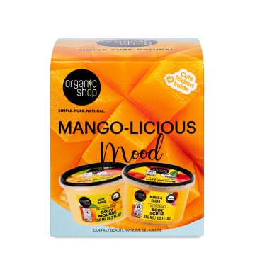 Organic Shop Mango-Licious Mood with Body Mousse, 250ml & Body Scru... Organic Shop Mango-Licious Mood with Body Mousse, 250ml & Body Scru...