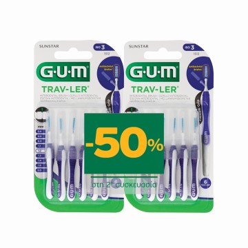 Gum Promo 1512 Trav-Ler Μεσοδόντια Iso 3 1,2mm Κυλινδρικό Μωβ, 2x6 ... Gum Promo 1512 Trav-Ler Μεσοδόντια Iso 3 1,2mm Κυλινδρικό Μωβ, 2x6 ...