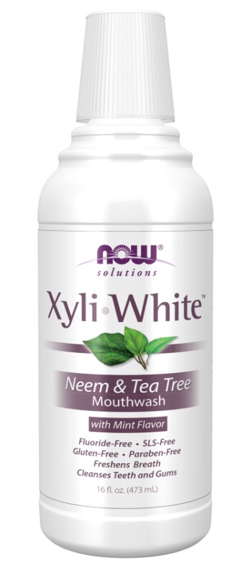NOW Solutions XyliWhite Neem & Tea Tree Mouthwash with Mint Flavor,... NOW Solutions XyliWhite Neem & Tea Tree Mouthwash with Mint Flavor,...