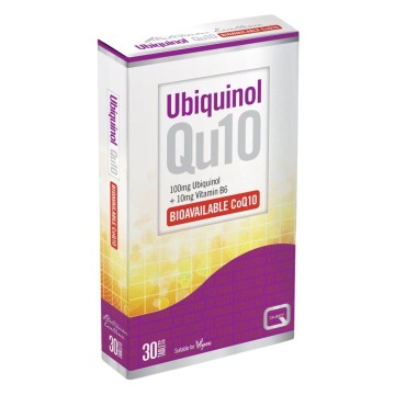 Quest Ubiquinol Qu10 100 мг и B6 10 мг, 30 таблеток