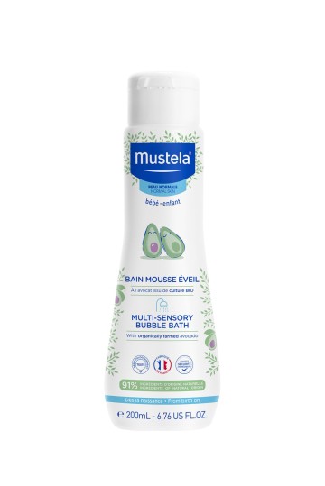 Mustela Multi-Sensory Bubble Bath 200ml Mustela Multi-Sensory Bubble Bath 200ml