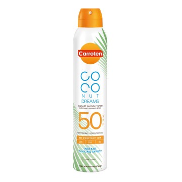 Carroten Coconut Dreams Αντηλιακό Διάφανο Spray SPF50, 200ml Carroten Coconut Dreams Αντηλιακό Διάφανο Spray SPF50, 200ml