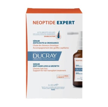 Ducray Promo Neoptide Expert Сыворотка против выпадения и роста волос для всех типов волос 2x50 мл