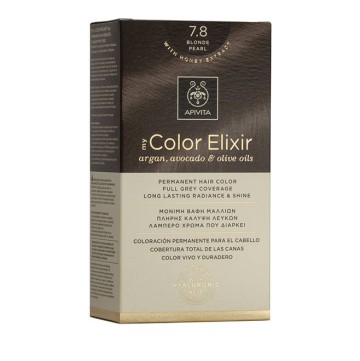 Apivita My Color Elixir 7.8 Pearl Blonde صبغة شعر