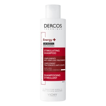 Vichy DERCOS Energy, Shampoing énergisant contre la chute des cheveux pour femme et homme 200ml