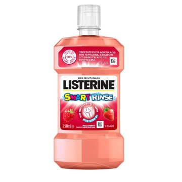 Listerine Smart Rinse Στοματικό Διάλυμα για Παιδιά 6+ με Γεύση Mild Berry 250ml