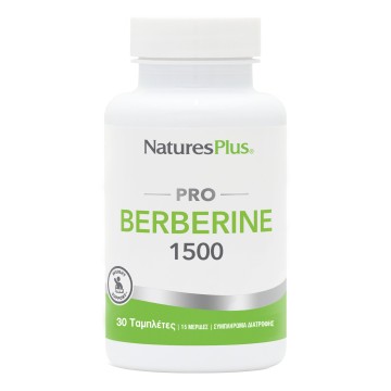 Natures Plus Pro Berberine 1500mg, 30 ταμπλέτες Natures Plus Pro Berberine 1500mg, 30 ταμπλέτες
