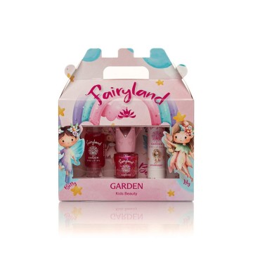 Garden Fairyland Box 1 Nail Polish Rosy 1, 7.5ml & Lip Oil Bubble G...