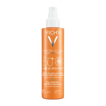 Vichy Capital Soleil Cell Protect Γαλάκτωμα Spray SPF50+ Με Λεπτόρρ... Vichy Capital Soleil Cell Protect Γαλάκτωμα Spray SPF50+ Με Λεπτόρρ...