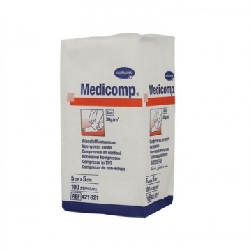 Hartmann Medicomp μη αποστειρωμένο επίθεμα φλις 5x5cm 100τεμ. Hartmann Medicomp μη αποστειρωμένο επίθεμα φλις 5x5cm 100τεμ.