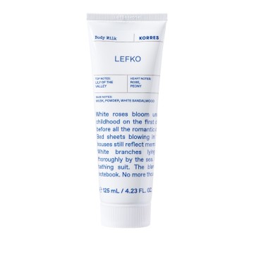 Lozione per il corpo Korres Lefko 125 ml