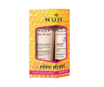 Nuxe Promo Reve De Miel Hand And Nail Cream 30ml & Lip Moisturizing... Nuxe Promo Reve De Miel Hand And Nail Cream 30ml & Lip Moisturizing...